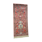 Tapis d’orient en cachemire et soie 44x92cm