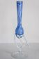 Vintage light blue mid-century artistic vase, Murano glass, Europe, 1970s.