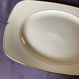 Rectangular saline serving dish