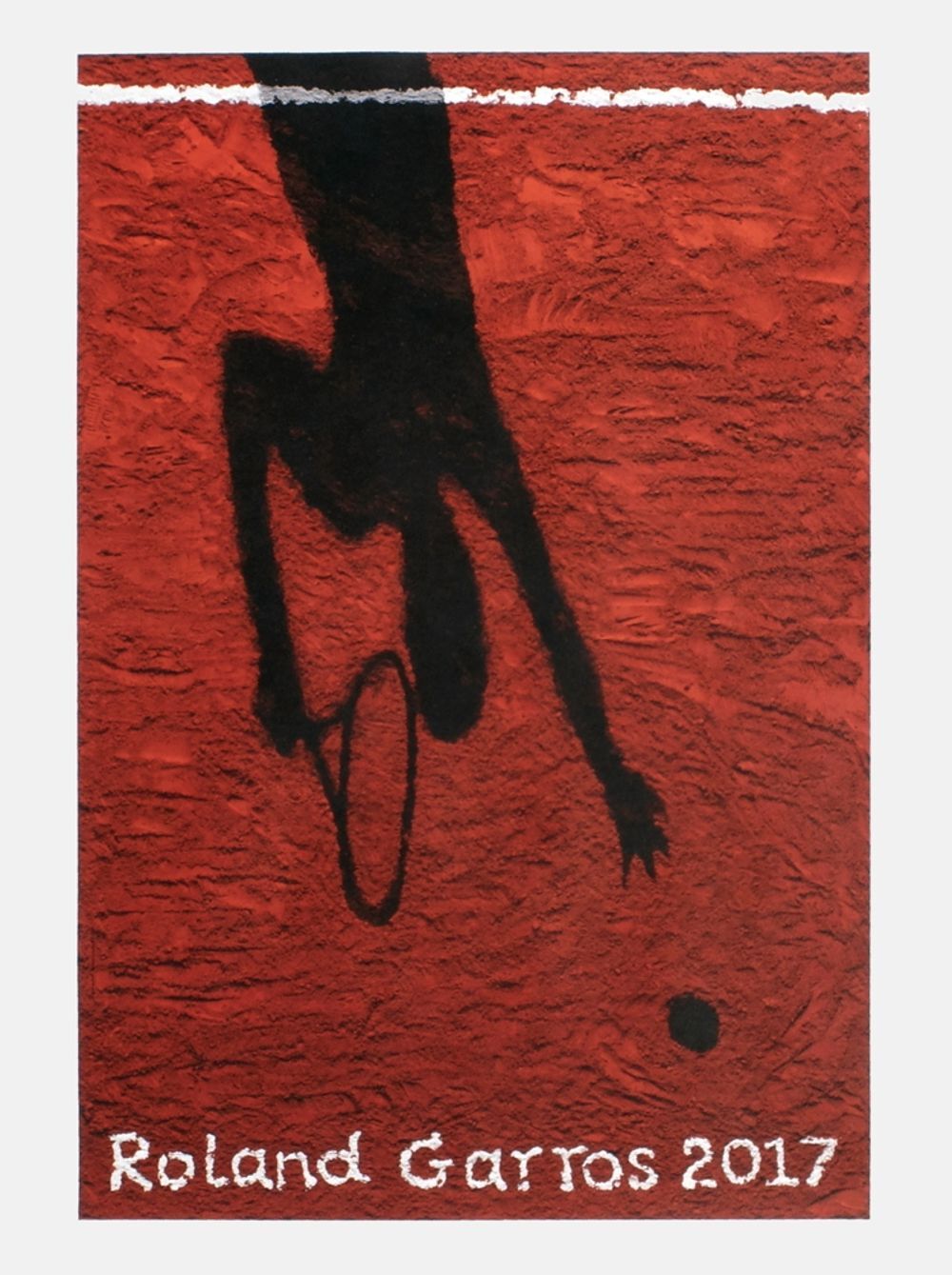 Official Poster Roland Garros 2017 by Vik Muniz