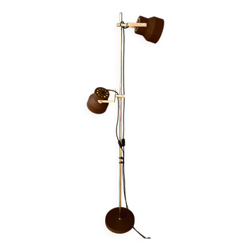 Mid-century Space Age brown Anvia floor lamp