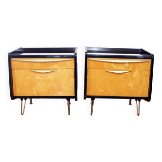 Paire de chevets vintage