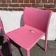 Set of 4 pink design AIR CHAIRS by Jason Morrison.