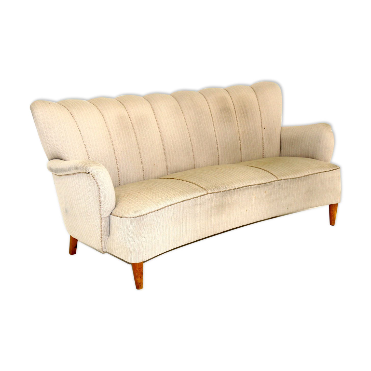 Canapé vintage, 3 places, Suède, 1940