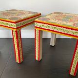 Pair of bedside or end table side tables