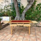 Solid oak design desk 1960