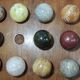 Vintage solitaire game semi gem stones