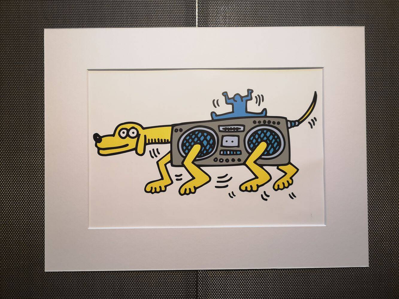 Illustration by Keith Haring - 'Animals' series - 3/12