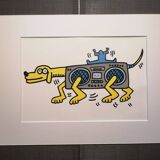 Illustration by Keith Haring - 'Animals' series - 3/12