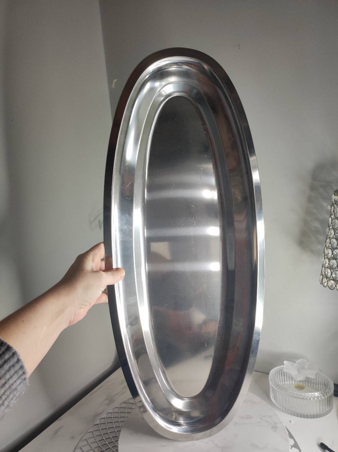 Stainless steel tray