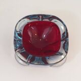 Two-tone crystal ashtray