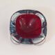 Two-tone crystal ashtray