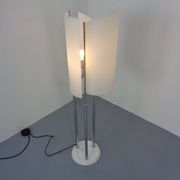 Arianna Floor Lamp in Marble and Handblown Glass by Bruno Gecchelin for Oluce, Italy, 1970s