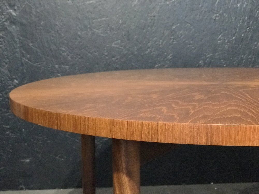 Mid-century round teak collection Starburst coffee table by Tom Robertson for McIntosh
