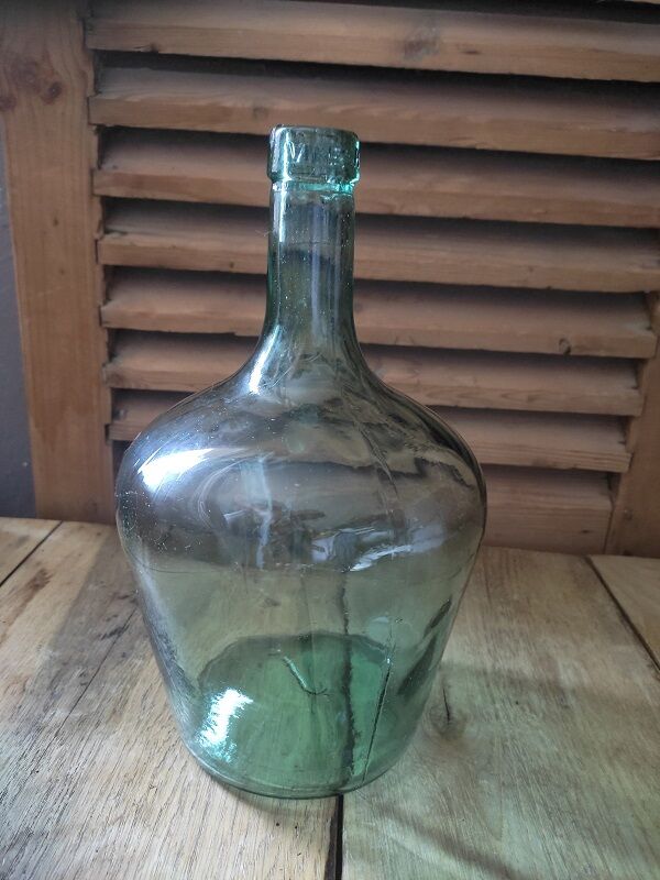 Demijohn blue glass