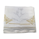 2-seater drap embroidered JP butterflies and yellow days.
