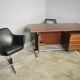 Desk and two chairs by Fantoni, 1960, set of 3