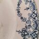 E. Bourgeois footed plate – Excelsior blue decoration, late 19th century