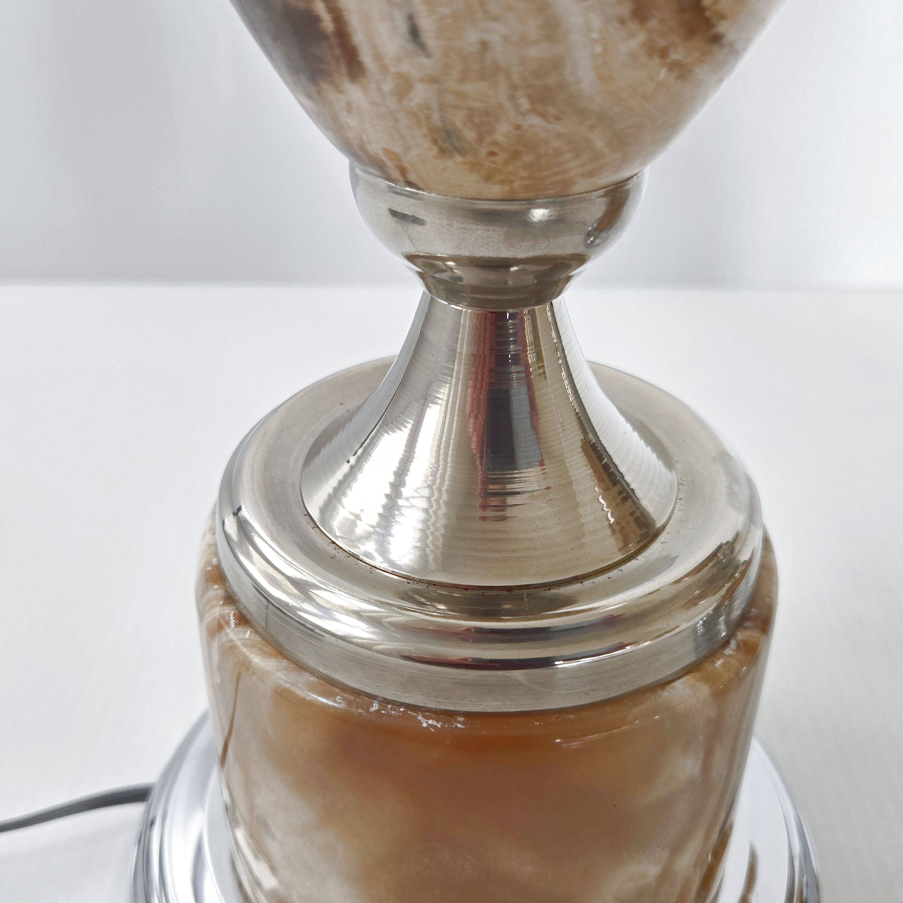 Paire de lampes oeuf vintage 1970