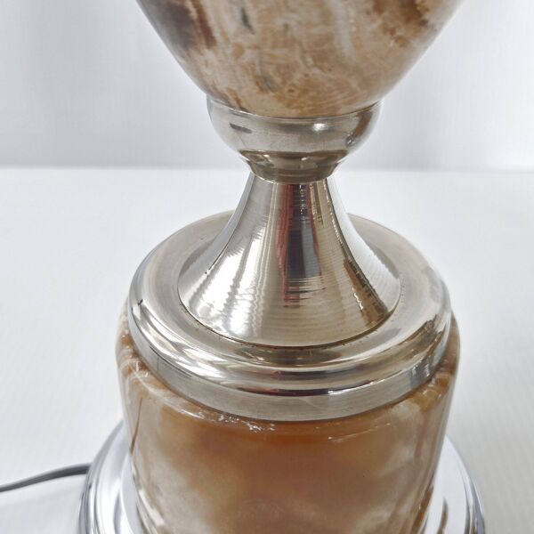 Paire de lampes oeuf vintage 1970