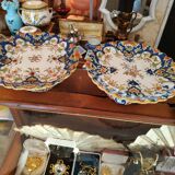2 dishes of earthenware from Desvres