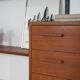Modular shelving Kai Kristiansen, teak veneer, Danish design 1960s