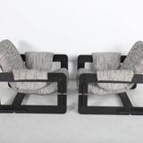 Pair of armchairs and coffee table Rover by Arne Jacobsen, 1968