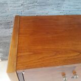 Scandinavian teak sideboard file storage unit