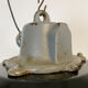 Black Enamel and Cast Iron Industrial Pendant Light, 1960s
