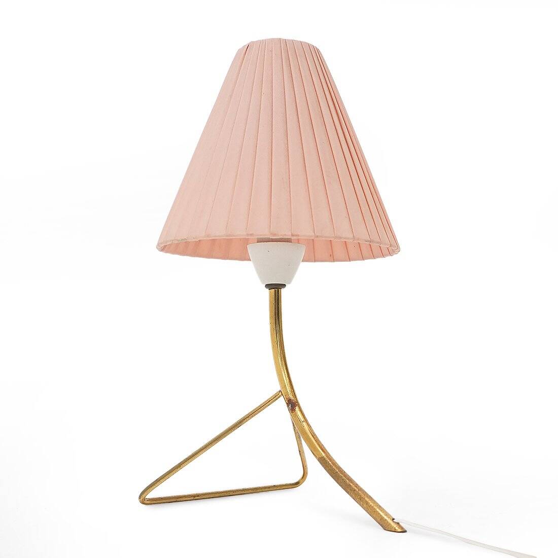 Brass table lamp, 1950s