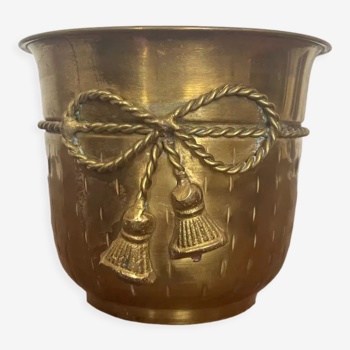 Brass pot cover