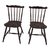 Paire de chaises vintage