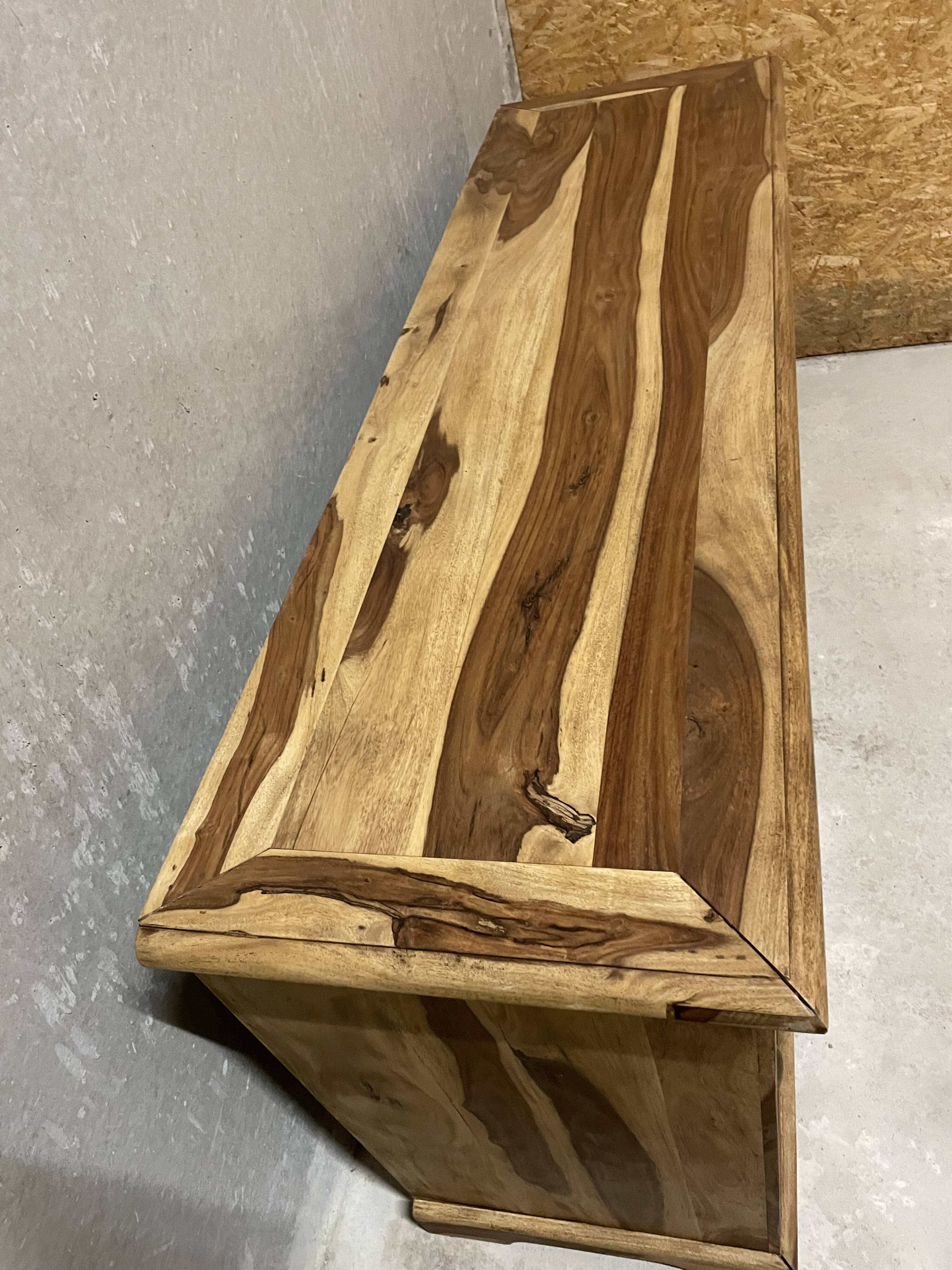 Transformed workshop furniture with 20 drawers.