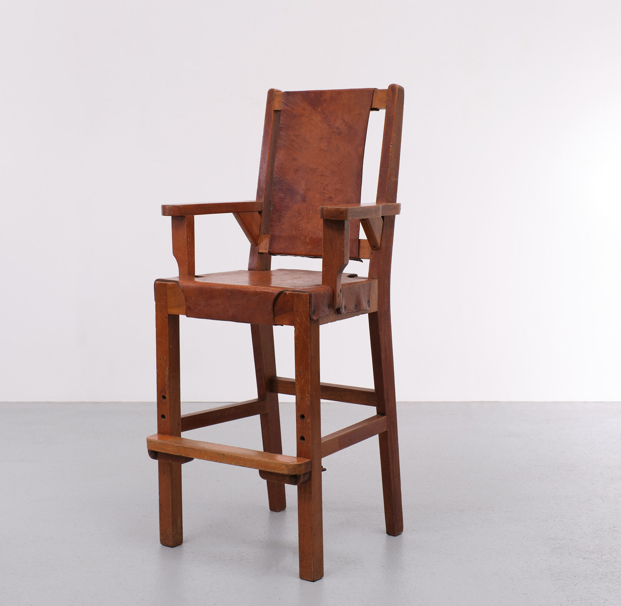 Modernist high chair 1940s dutch