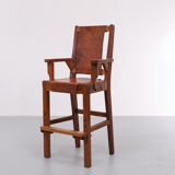 Modernist high chair 1940s dutch