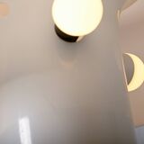 Brumbury Table Lamp chrome and white by Luigi Massoni for Guzzini Italy