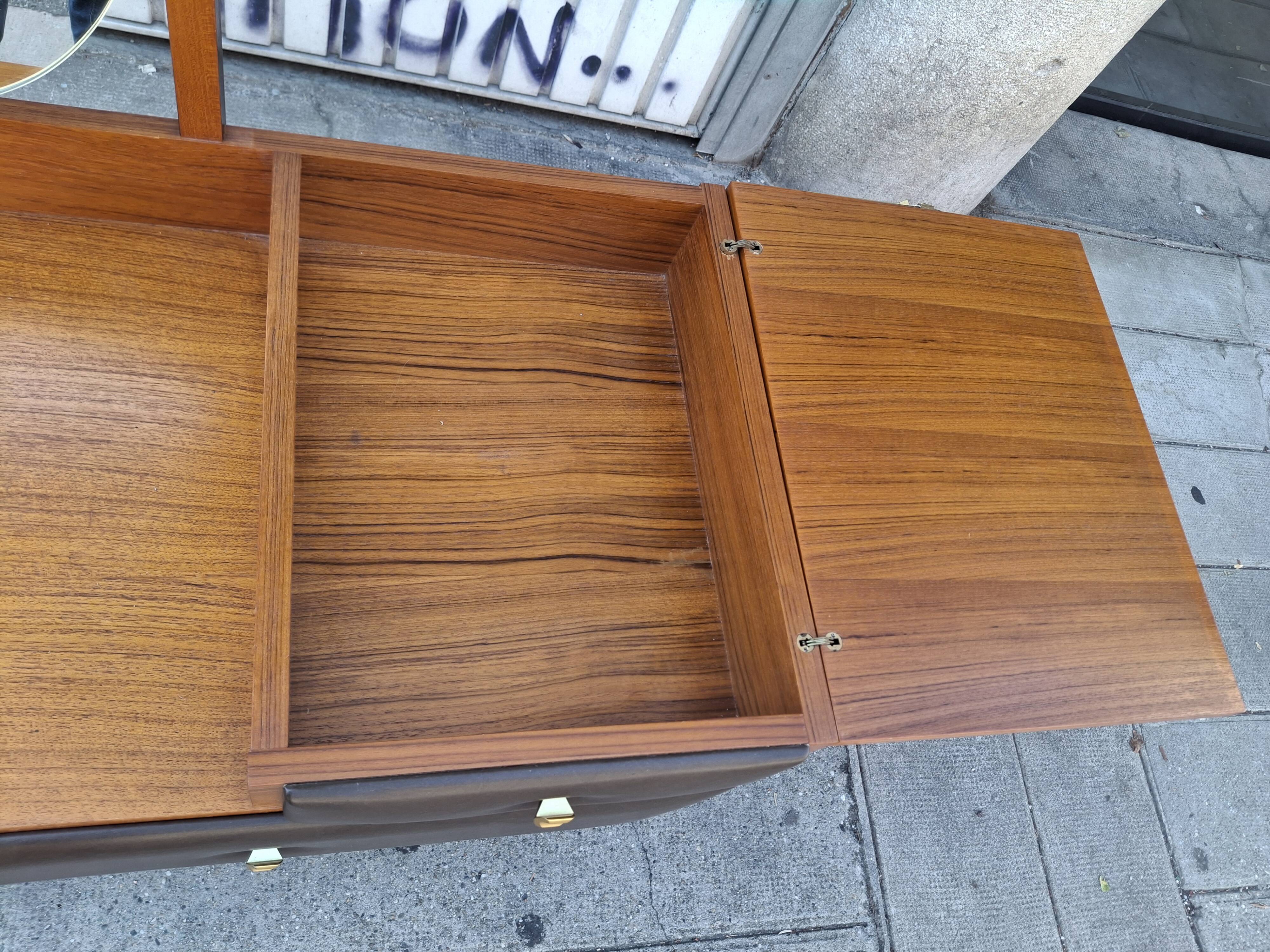 Mondial teak dressing table. 1960