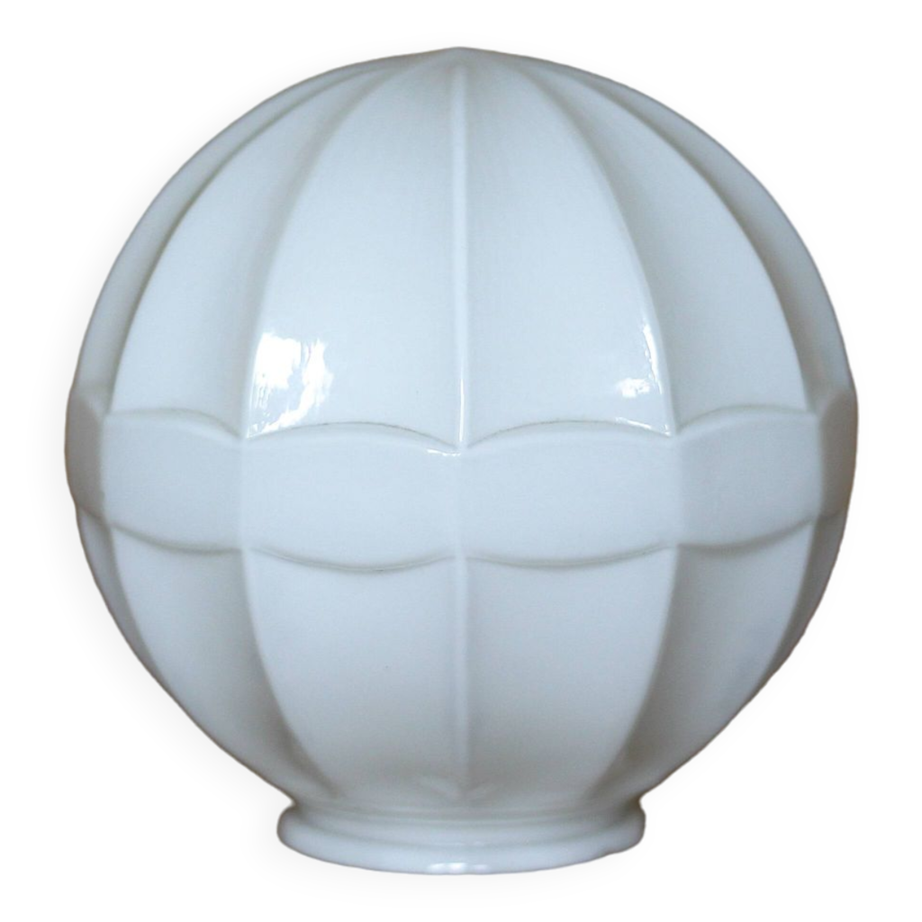 Abat-jour Sphérique En Verre Dépoli 15 Cm – Blanc Laiteux – Pour Lustre, Suspension, Lampe De Table – Design Moderne