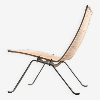 Early PK22 in Rattan by Poul Kjaerholm for E. Kold Christensen Denmark 1956