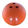 Orange bowling ball ice cube tray