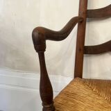 Provençal straw armchair from the 18th century