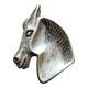 Brass horse bowl