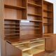 Set of 2 teak wood bookcases by Hundevad & Co
