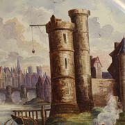 Plat En Faïence Creil Et Montereau