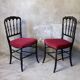 Pair of Charivari chairs Napoleon III