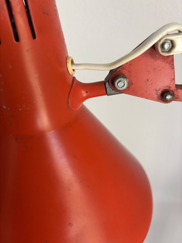 Lampe vintage 1970 d'architecte carotte Twist T1 - 65 cm