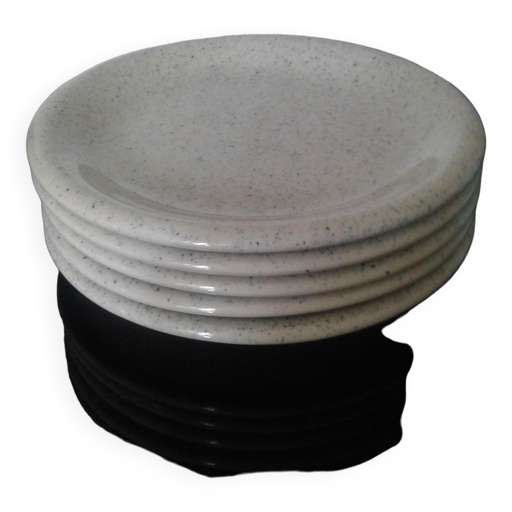 Set  de 5 assiettes en grès vernies Tulowice