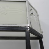 Art Deco display cabinet on legs, can also be hung