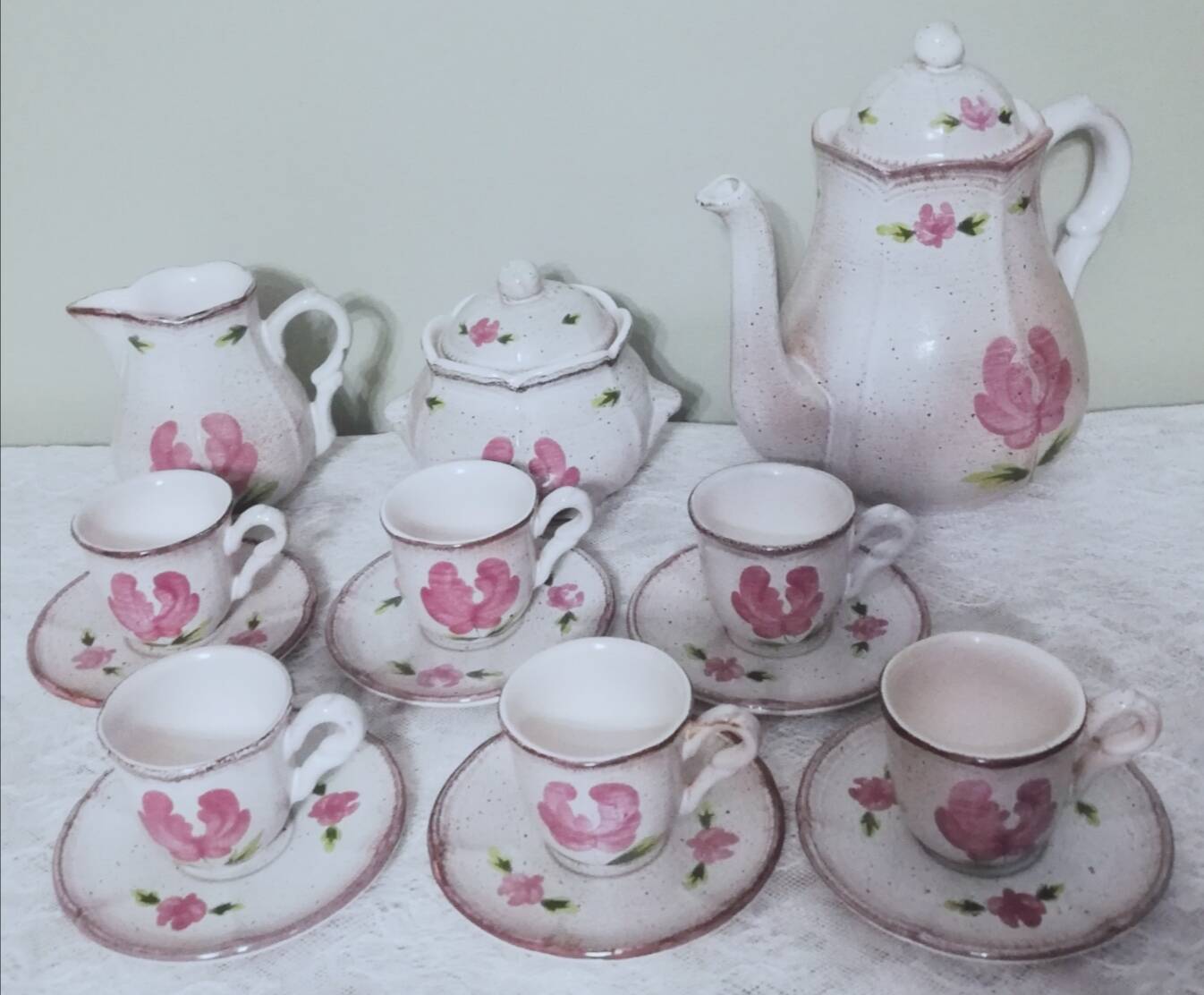 Stoneware coffee service