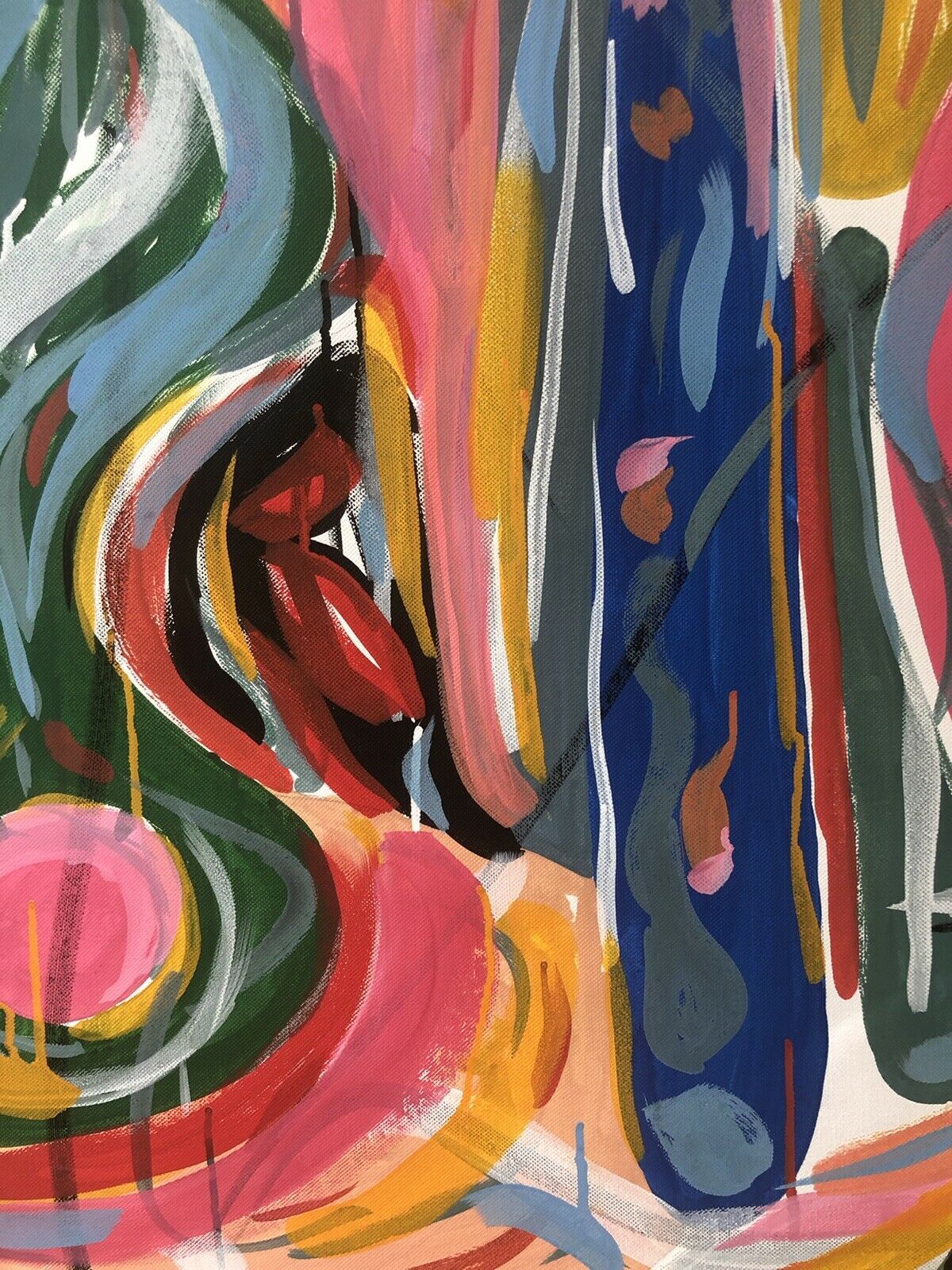 Abstract art abstract composition abstract lyrical abstraction oil modern art